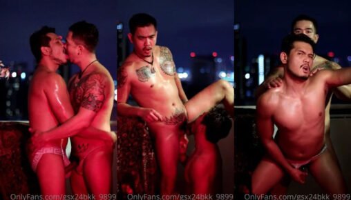 เย็ดโชว์บนดาดฟ้าใจกลางกรุงเทพฯ พี่กุ๊กกิ๊กนักออกแบบกราฟฟิกหน้าเข้มชวนคู่ขาอมควยเย็ดโชว์บนดาดฟ้ายามราตรี พี่เขาเงี่ยนมาก