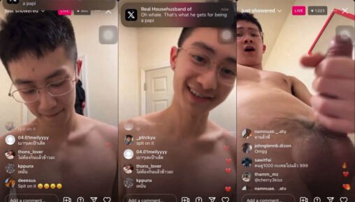 อินสตาแกรมลุกเป็นไฟ เมื่อแจ็คกี้ หนุ่มฮอตไลฟ์สดชักว่าวโชว์ เกย์ไทยแห่คอมเม้น คึกคัก หล่อทะเล้นน่ารัก FCเพียบ