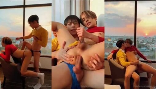 ควยใหญ่ของนาจิเสียบรูตูดป๊อปปี้ที่โดนจับชักว่าวพร้อมจูบปาก คู่รักเกย์เย็ดกันยามอาทิตย์ใกล้ลับฟ้าทิวทัศน์ที่งดงามมาพร้อมกับความเงี่ยน