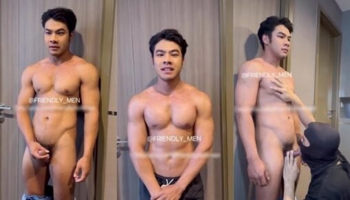 เต้ย อายุ25 เป็นชายแท้และเป็นเทรนเนอร์ของนักเพาะกาย วันนี้มาถ่ายคลิปให้เกย์อมควยครั้งแรกตื่นเต้น