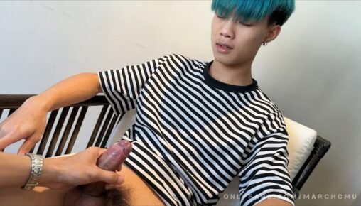 เย็ดคนน่ารักฟินมาก น้องแบงค์มาให้เย็ดอีกแล้วคราวนี้ผมเขียวมาเหนียวใจFC พี่มาร์ชจับรูดควยแข็งโป๊ก เย็ดสดยัดควยเข้ารูตูดน้องฟิตมาก เสียวจนน้ำแตกในรูตูด