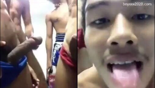 นักมวยค่ายสจ.วิชิตแปดริ้ว ควยใหญ่มาก คลิปหลุดแก๊งนักมวย  Video Call ชักว่าวอวดควยกันสนุกสนานและเงี่ยนมาก