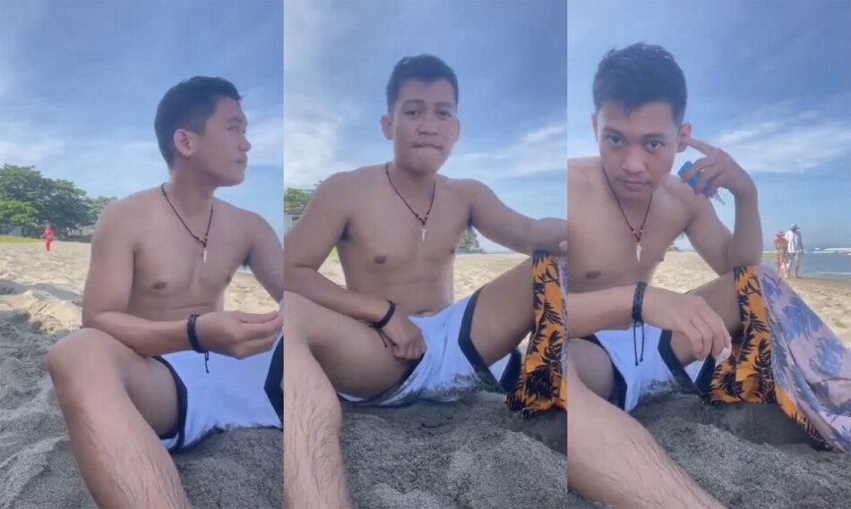 หาจังหวะโชว์ควยชักว่าวบนชายหาด ที่มีผู้คนพลุกพล่านตื่นเต้นดี หนุ่มบ้านๆชอบโชว์ Outdoor น้ำแตกพุ่งกระฉูดเลยครับ