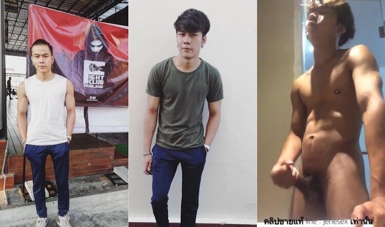 คลิปหลุดอีกคลิปของเคนจิ หนุ่มนักกีฬาหุ่นฟิตชอบชักว่าวโชว์ถ่ายคลิปในห้องน้ำ