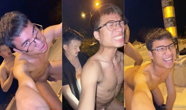 อ็อฟกับอาทีน Ep 2 :เป็นคลิปภาค 2 ถ่ายทอดอีกมุมมองหนึ่งของเหตุการณ์ Outdoor เย็ดกันบนเกาะกลางถนน น้ำแตกกระจุยกระจาย